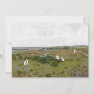 Carte Fleurs balnéaires   William Merritt Chase