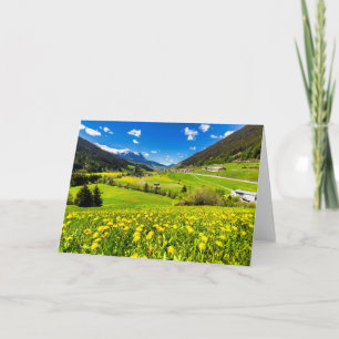 Carte Fleurs   Canton des Grisons de Dandelion, Suisse
