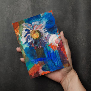 Carte Fleurs dans un Vase Bleu   Fritz Schaefler