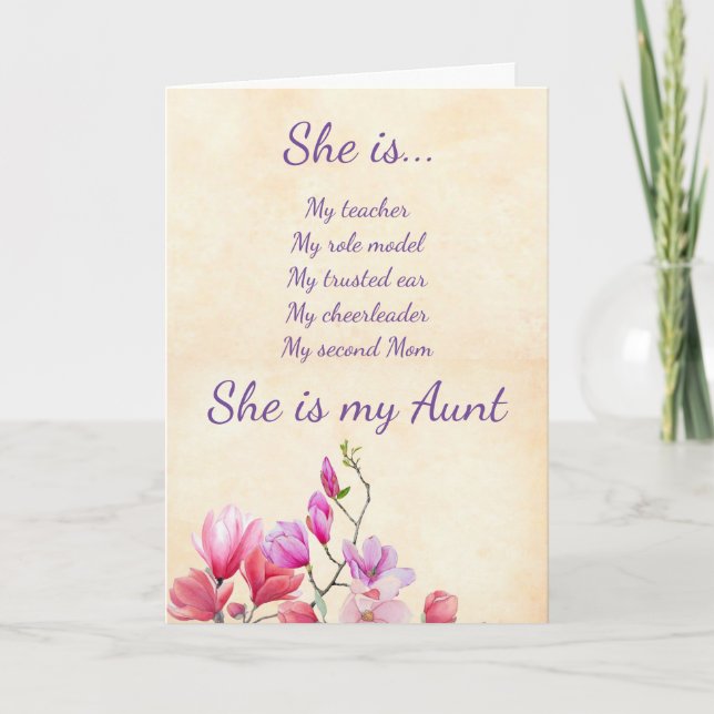 Carte Fleurs d'aquarelle violette Fête des mères t (Devant)