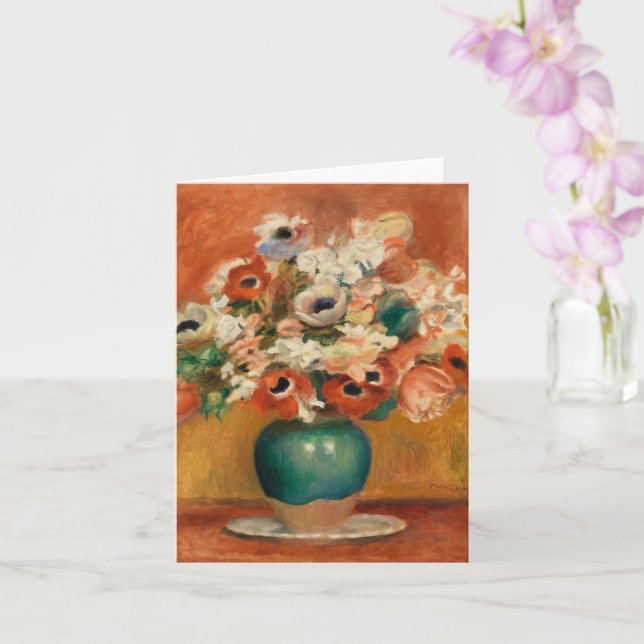 Carte Fleurs d'August Renoir, Art (Orchidée)