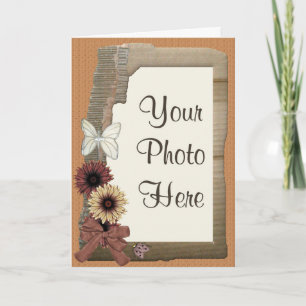 Carte Fleurs d'automne
