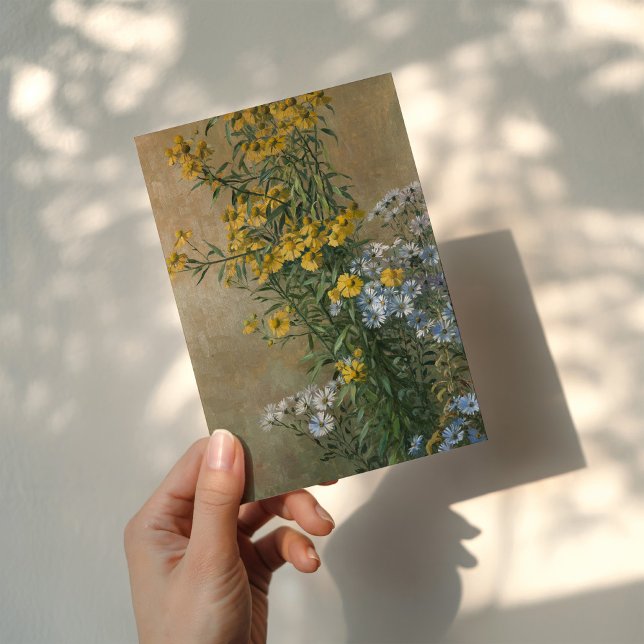 Carte Fleurs d'automne | Gunnar Gunnarsson Wennerberg (Créateur téléchargé)