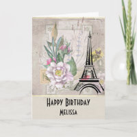 Fleurs de collection, Tour Eiffel et Anniversaire 