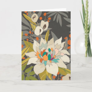 Carte Fleurs de crépuscule tropicaux
