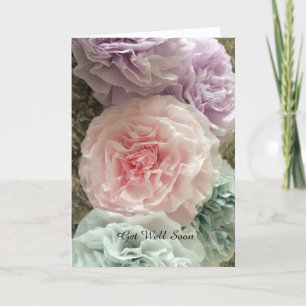 Carte Fleurs de Filtre à Café Meilleurs Vœux de Guérison