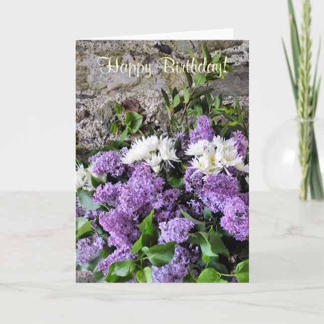 CARTE FLEURS DE JARDIN (Devant)