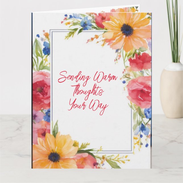 Carte Fleurs de Joie (Devant)