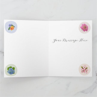 Carte Fleurs de la Nouvelle-Angleterre