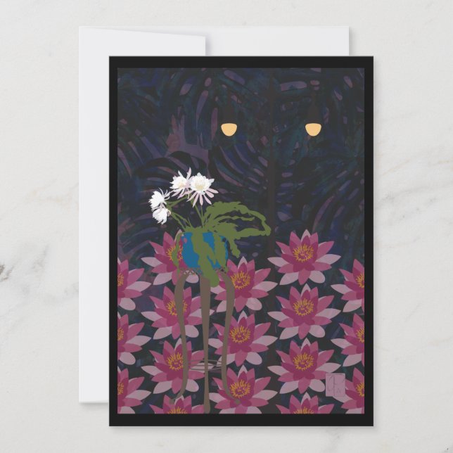 Carte Fleurs de nuit (Devant)