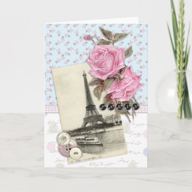 Carte Fleurs de Paris (Devant)