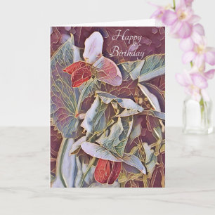 CARTE FLEURS DE POIS DOUCES