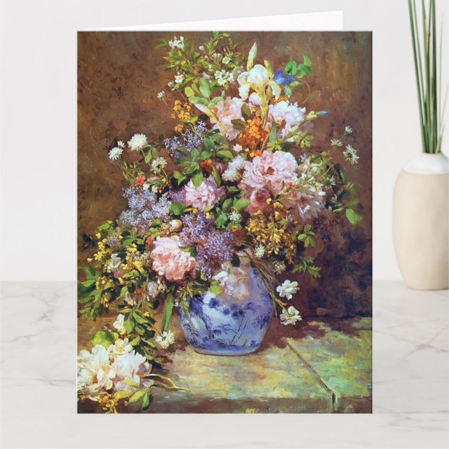 Carte Fleurs de printemps de Renoir Big Mother's Day (Devant)