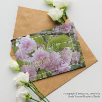 Fleurs de printemps rose pastel personnalisées