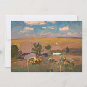 Carte Fleurs de soleil Jan Stanisławski