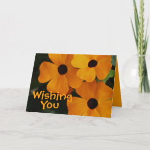 Carte Fleurs d'Halloween