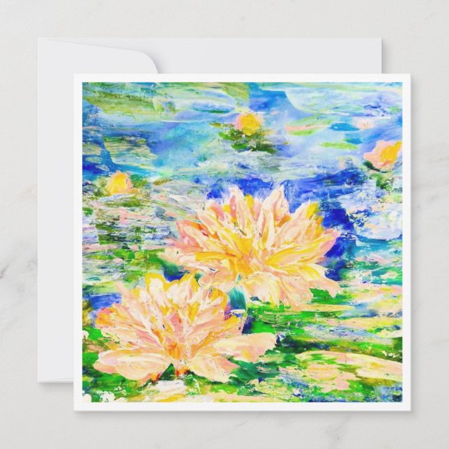 Carte Fleurs flottantes (Devant)