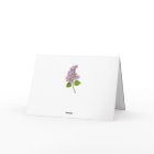 Carte Fleurs Lilac 100e anniversaire