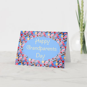 Carte Fleurs Pour La Fête Des Grands-Parents
