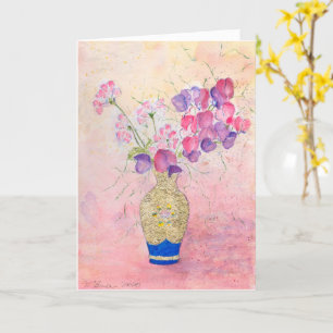 Carte Fleurs pour la Saint Valentin....