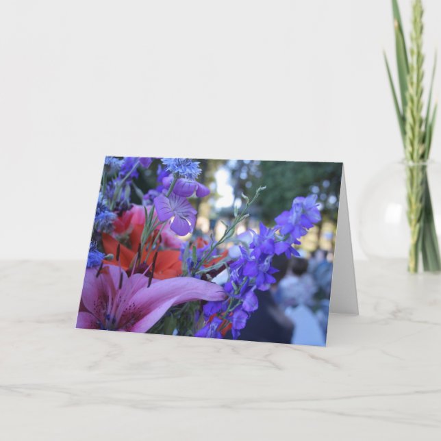 Carte Fleurs Recyclées (Devant)