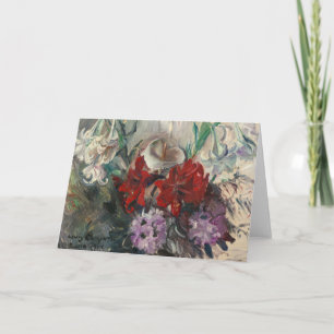 Carte Fleurs romaines   Lovis Corinth