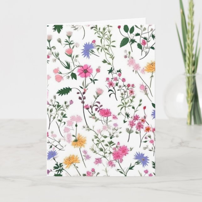 Carte Fleurs sauvages d'été (Devant)