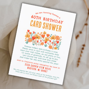 Carte Fleurs Sauvages pour Arrosage de Cartes d'an