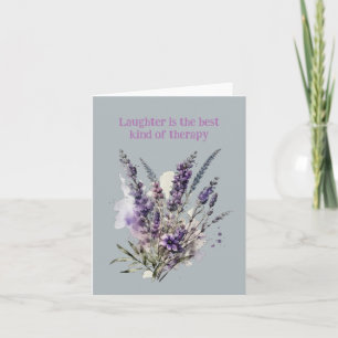 Carte Fleurs violettes rayonnantes : Flore vierge Toutes