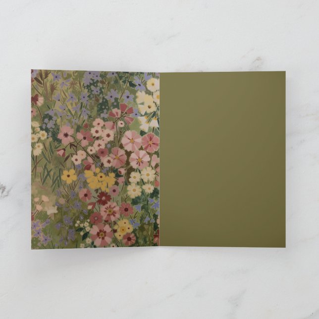 Carte Floraison de printemps éternel (Intérieur)