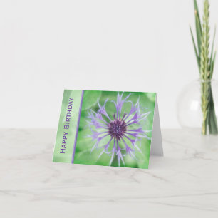 Carte Floral - Bleuet