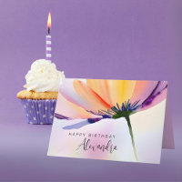 Floral Contemporain Personnalisé Anniversaire Tout