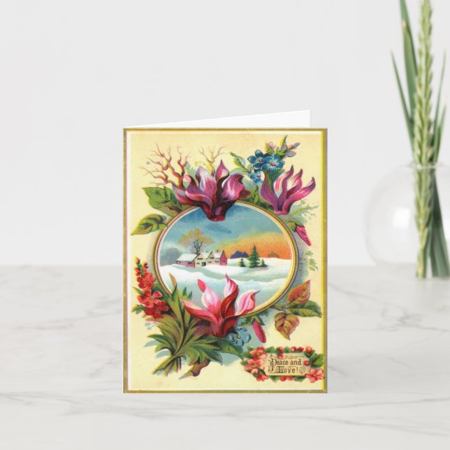 Carte Floral d'hiver (Devant)