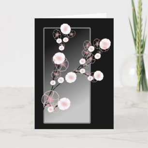 Carte Floral élégant