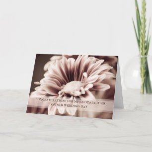 Carte Floral Godgirl Mariage Day Félicitations