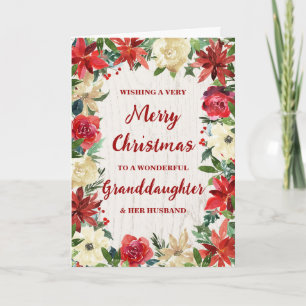 Carte Floral Grandgirl et son mari Noël