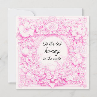 Carte Floral Love Day Card