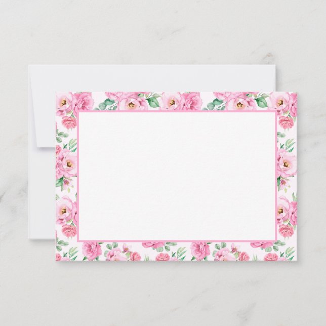 Carte Floral Note (Devant)