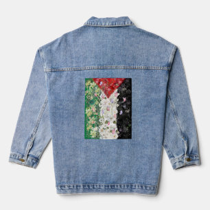 Carte Floral Palestine - T-shirt Carte Palestine l