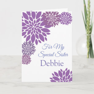 Carte Floral Print Custom