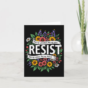 Carte Floral résiste à Trump et non à mon président