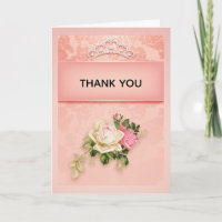 Floral rose avec Diamond Tiara Princess Merci