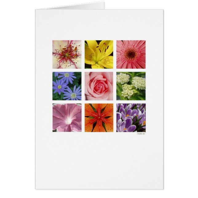 Carte florale (Devant)