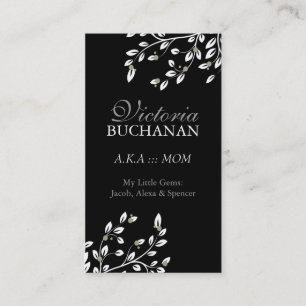 Carte florale chique de maman