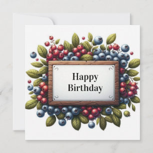 carte florale d'anniversaire heureuse