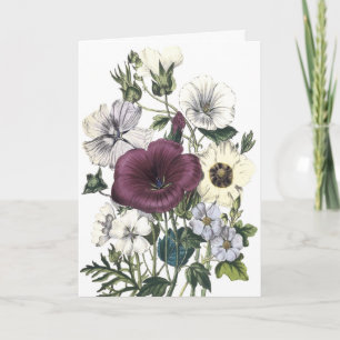 Carte florale de félicitations