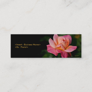 Carte florale de profil
