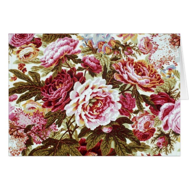 Carte florale d'éclat de tissu de Philip Jacobs (Devant horizontal)