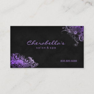 Carte florale Purpl de rendez-vous de spa à la