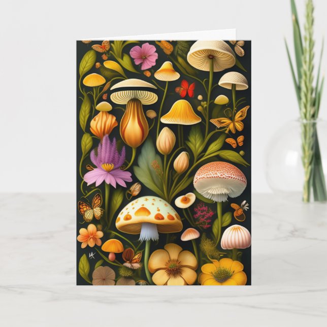 Carte Flore du pré | Moderne Haeckel (Devant)